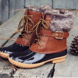 poshmark duck boots